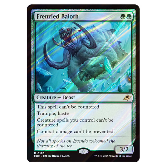 Frenzied Baloth 0183 card from the Magic The Gathering set Edge of Eternities