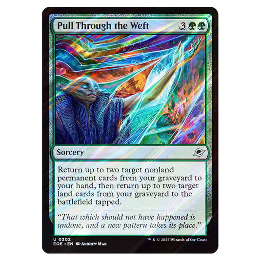 Pull Through the Weft 0202 card from the Magic The Gathering set Edge of Eternities