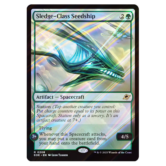 Sledge-Class Seedship 0208 card from the Magic The Gathering set Edge of Eternities