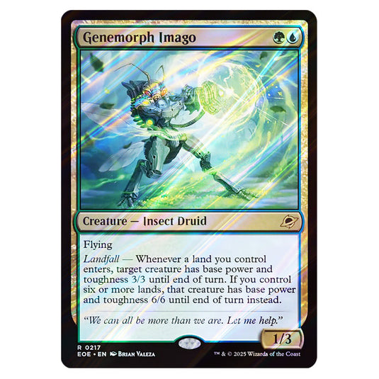 Genemorph Imago 0217 card from the Magic The Gathering set Edge of Eternities