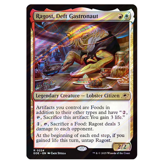 Ragost, Deft Gastronaut 0224 card from the Magic The Gathering set Edge of Eternities
