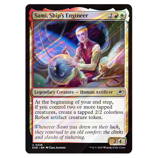 Sami, Ship's Engineer 0225 card from the Magic The Gathering set Edge of Eternities