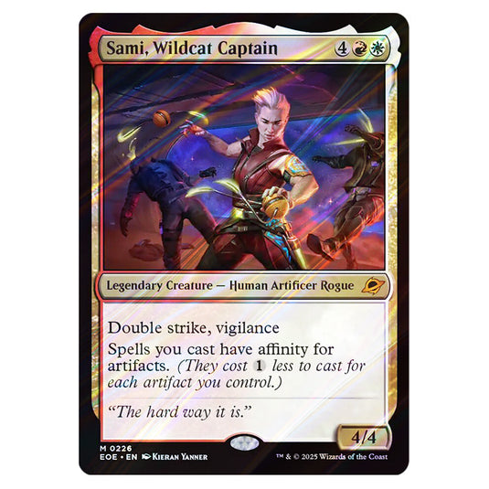 Sami, Wildcat Captain 0226 card from the Magic The Gathering set Edge of Eternities