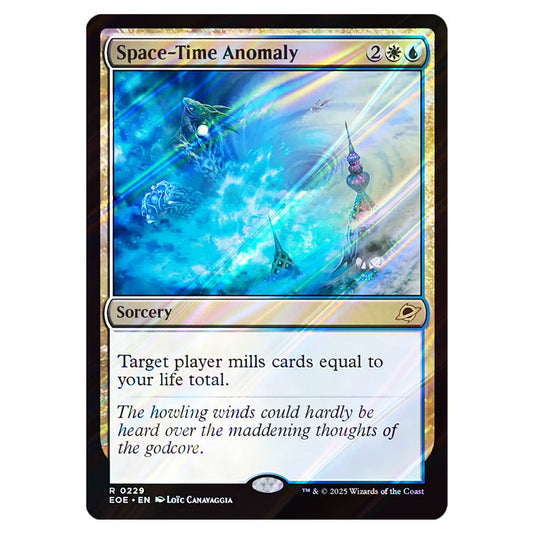 Space-Time Anomaly 0229 card from the Magic The Gathering set Edge of Eternities