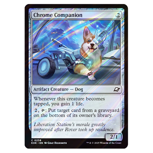 Chrome Companion 0236 card from the Magic The Gathering set Edge of Eternities