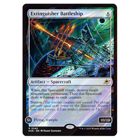 Extinguisher Battleship 0242 card from the Magic The Gathering set Edge of Eternities