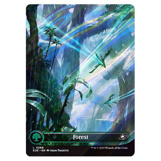 Forest 0266 card from the Magic The Gathering set Edge of Eternities