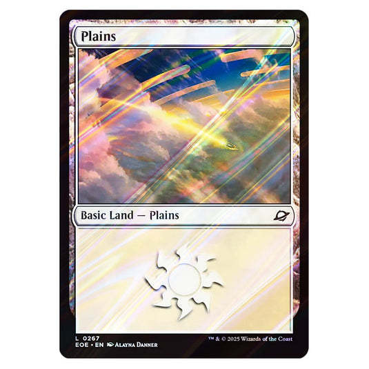 Plains 0267 card from the Magic The Gathering set Edge of Eternities