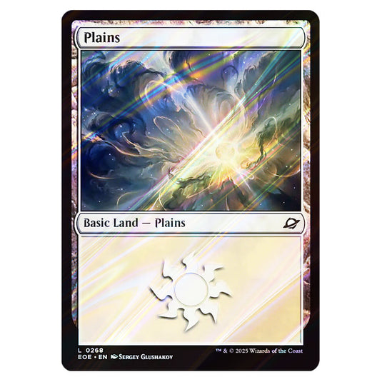 Plains 0268 card from the Magic The Gathering set Edge of Eternities