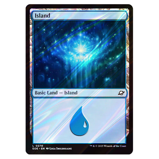 Island 0270 card from the Magic The Gathering set Edge of Eternities