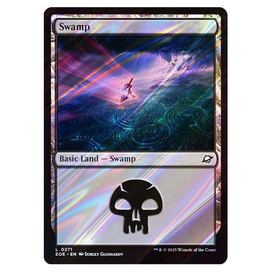 Swamp 0271 card from the Magic The Gathering set Edge of Eternities
