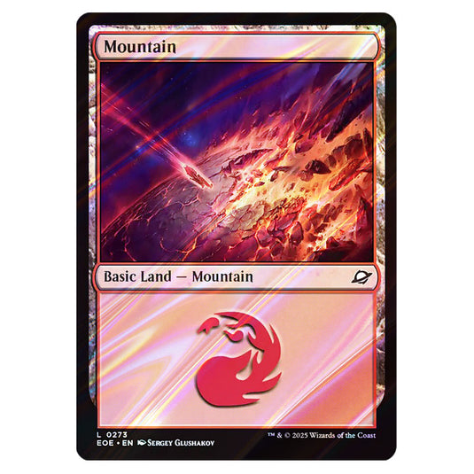 Mountain 0273 card from the Magic The Gathering set Edge of Eternities