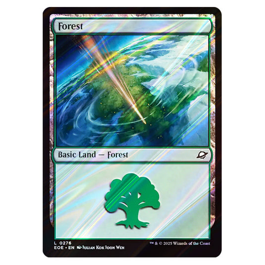 Forest 0276 card from the Magic The Gathering set Edge of Eternities