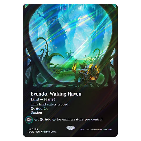 Evendo, Waking Haven 0279 card from the Magic The Gathering set Edge of Eternities
