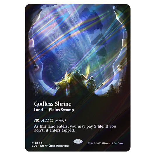 Godless Shrine 0280 card from the Magic The Gathering set Edge of Eternities