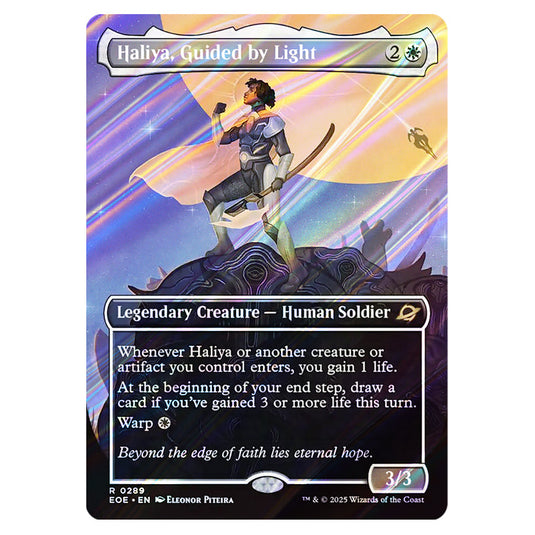 Haliya, Guided by Light 0289 card from the Magic The Gathering set Edge of Eternities