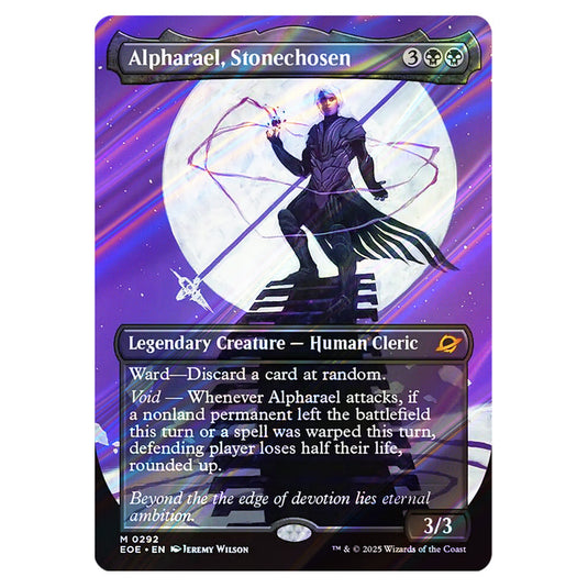 Alpharael, Stonechosen 0292 card from the Magic The Gathering set Edge of Eternities