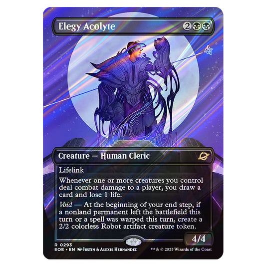 Elegy Acolyte 0293 card from the Magic The Gathering set Edge of Eternities