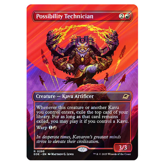 Possibility Technician 0295 card from the Magic The Gathering set Edge of Eternities
