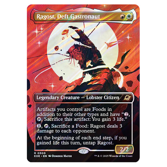 Ragost, Deft Gastronaut 0300 card from the Magic The Gathering set Edge of Eternities