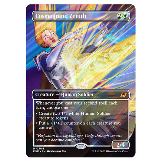 Cosmogrand Zenith 0304 card from the Magic The Gathering set Edge of Eternities