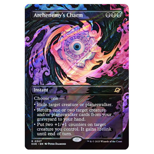 Archenemy's Charm 0307 card from the Magic The Gathering set Edge of Eternities