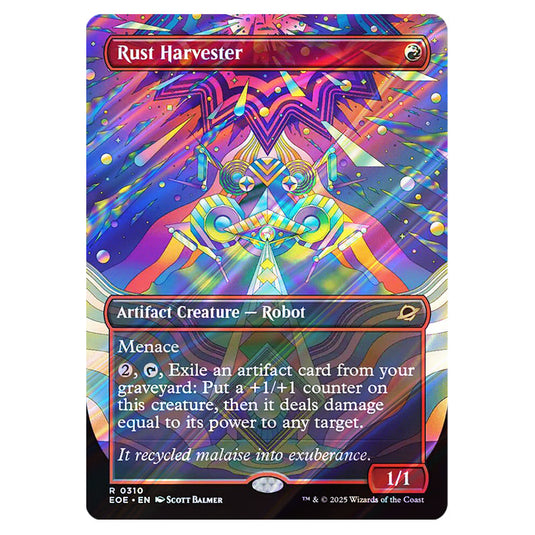Rust Harvester 0310 card from the Magic The Gathering set Edge of Eternities