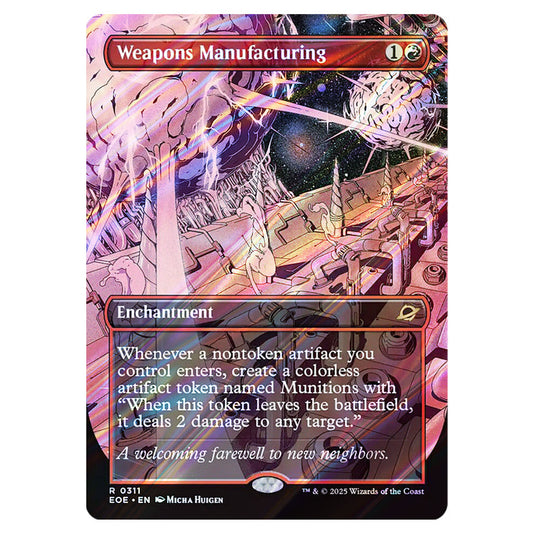 Weapons Manufacturing 0311 card from the Magic The Gathering set Edge of Eternities