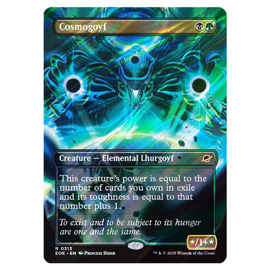 Cosmogoyf 0313 card from the Magic The Gathering set Edge of Eternities