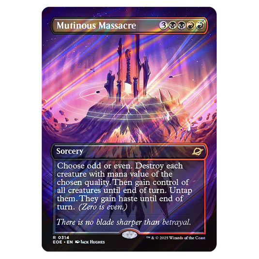 Mutinous Massacre 0314 card from the Magic The Gathering set Edge of Eternities