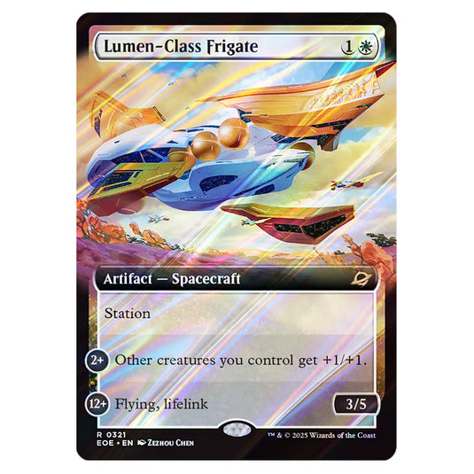Lumen-Class Frigate 0321 card from the Magic The Gathering set Edge of Eternities