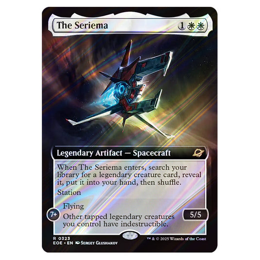 The Seriema 0323 card from the Magic The Gathering set Edge of Eternities