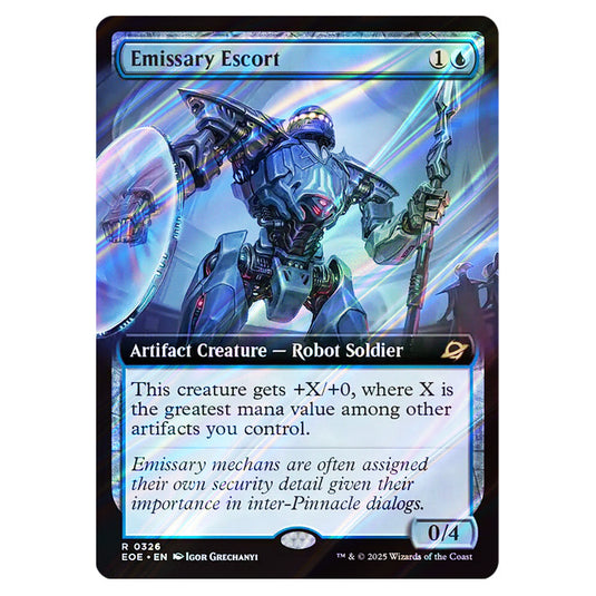 Emissary Escort 0326 card from the Magic The Gathering set Edge of Eternities