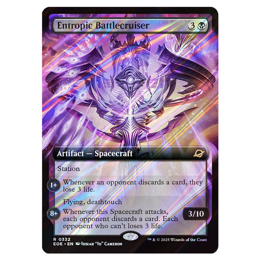Entropic Battlecruiser 0332 card from the Magic The Gathering set Edge of Eternities