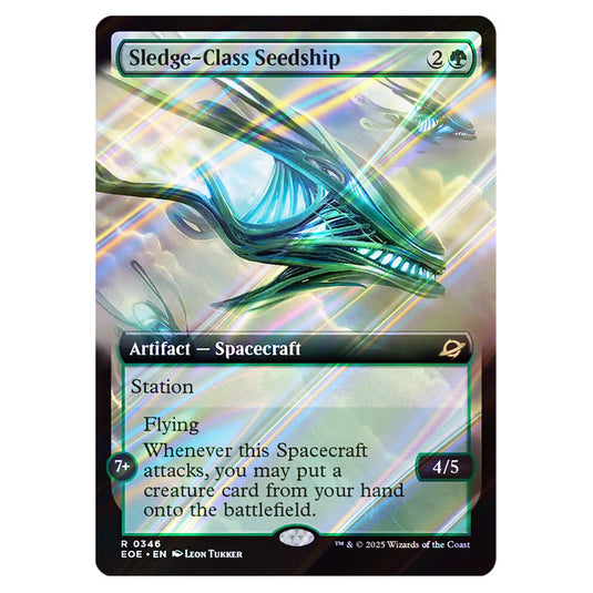 Sledge-Class Seedship 0346 card from the Magic The Gathering set Edge of Eternities
