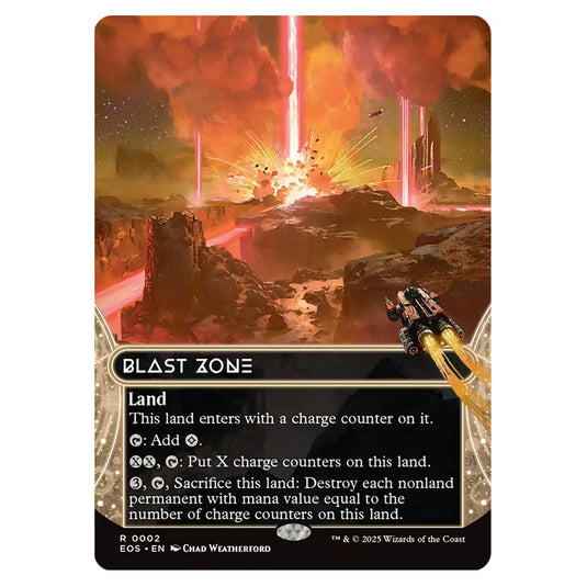 Blast Zone 0002 card from the Magic The Gathering set Edge of Eternities - Stellar Sights