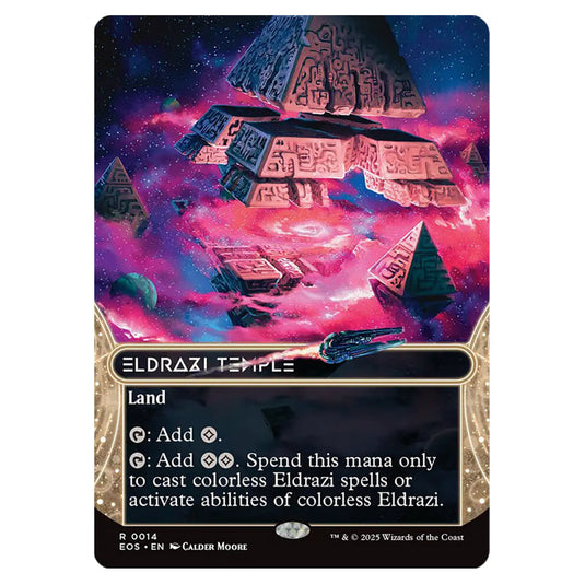 Eldrazi Temple 0014 card from the Magic The Gathering set Edge of Eternities - Stellar Sights