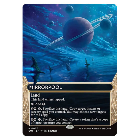 Mirrorpool 0027 card from the Magic The Gathering set Edge of Eternities - Stellar Sights