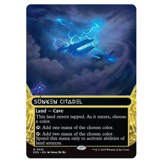 Sunken Citadel 0041 card from the Magic The Gathering set Edge of Eternities - Stellar Sights