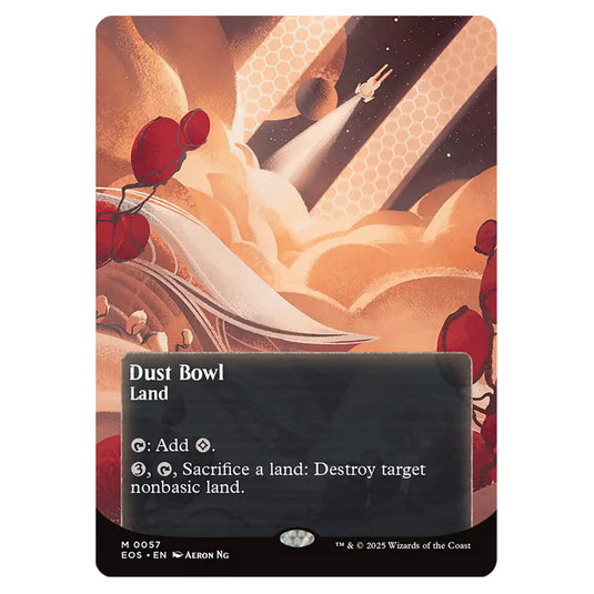 Dust Bowl 0057 card from the Magic The Gathering set Edge of Eternities - Stellar Sights