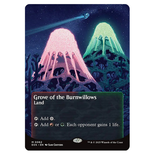 Grove of the Burnwillows 0062 card from the Magic The Gathering set Edge of Eternities - Stellar Sights