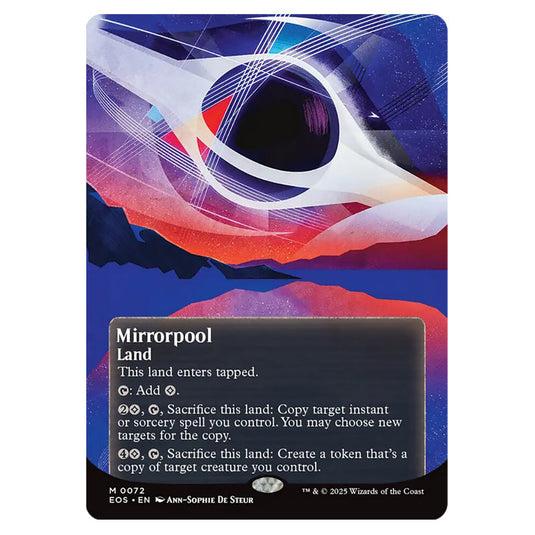 Mirrorpool 0072 card from the Magic The Gathering set Edge of Eternities - Stellar Sights