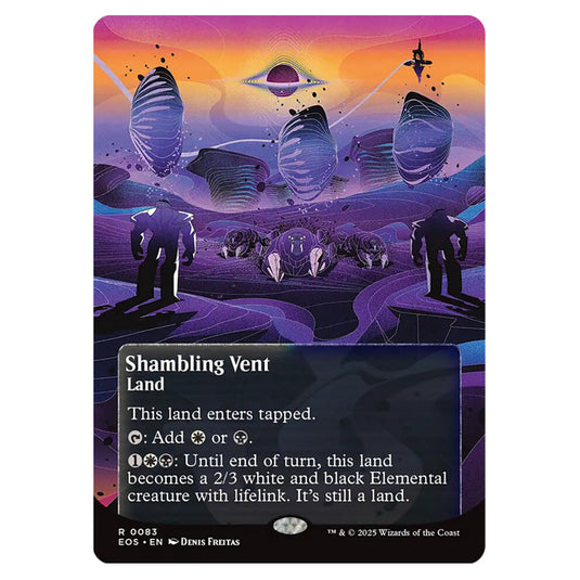 Shambling Vent 0083 card from the Magic The Gathering set Edge of Eternities - Stellar Sights
