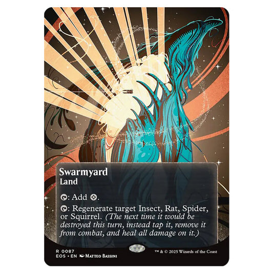 Swarmyard 0087 card from the Magic The Gathering set Edge of Eternities - Stellar Sights