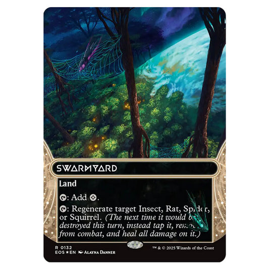 Swarmyard 0132 card from the Magic The Gathering set Edge of Eternities - Stellar Sights