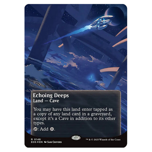 Echoing Deeps 0148 card from the Magic The Gathering set Edge of Eternities - Stellar Sights
