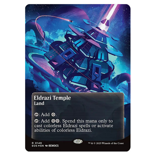 Eldrazi Temple 0149 card from the Magic The Gathering set Edge of Eternities - Stellar Sights