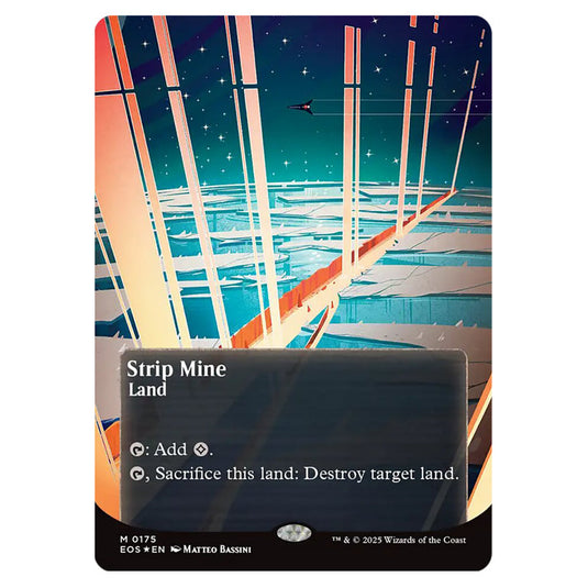 Strip Mine 0175 card from the Magic The Gathering set Edge of Eternities - Stellar Sights