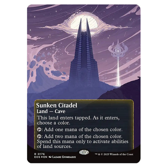 Sunken Citadel 0176 card from the Magic The Gathering set Edge of Eternities - Stellar Sights