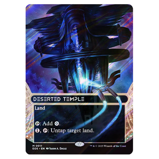 Deserted Temple 0011 card from the Magic The Gathering set Edge of Eternities - Stellar Sights